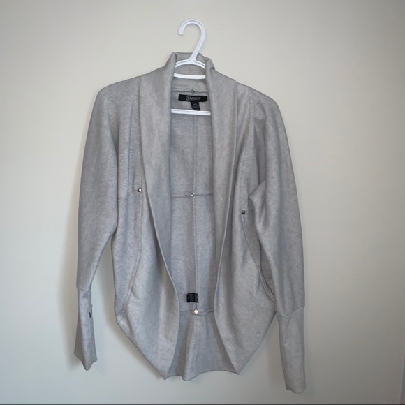 GREY COZY CARDIGAN - Picture 2 of 5